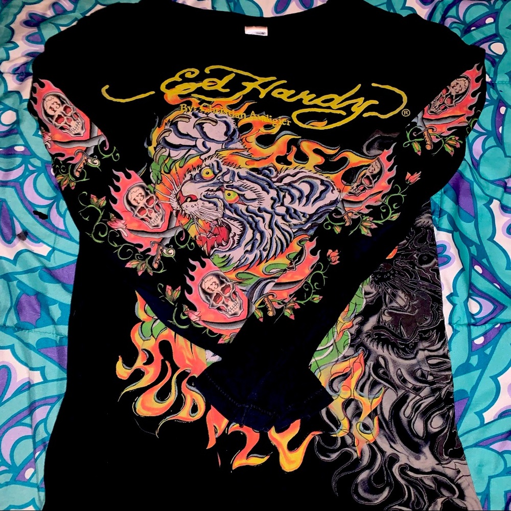 Vintage Ed Hardy long sleeve